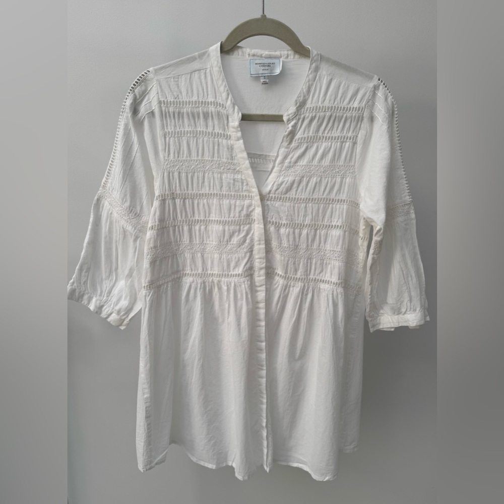 Romeo &‎ Juliet Couture White Beach Coverup, Size S